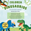 Colorea Dinosaurios 🦕 PDF Imprimible
